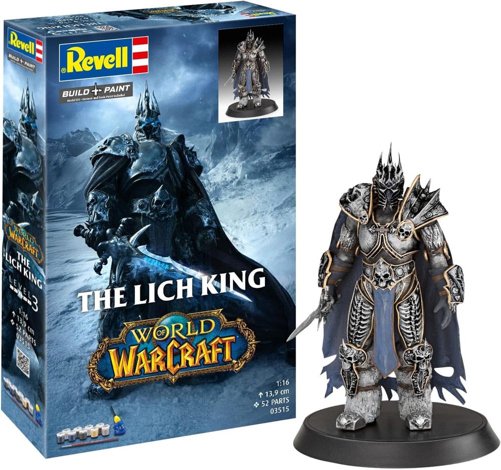 World of Warcraft Modellbausatz Geschenkset 1/16 The Lich King 13 cm - Versand: 7 Tage nach Bestellung