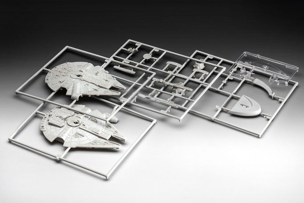 Star Wars Episode VII Modellbausatz 1/241 Millennium Falcon 10 cm - Versand: 5-7 Tage nach Bestellung