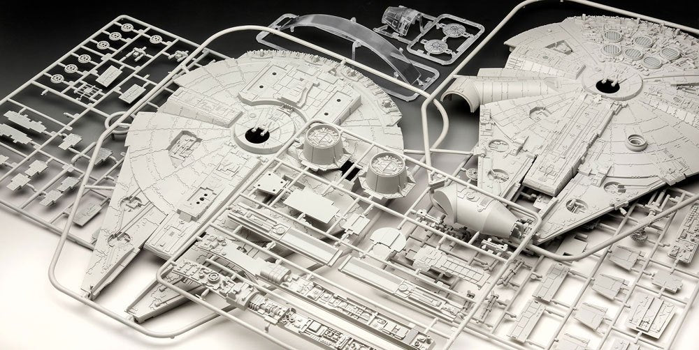 Star Wars Modellbausatz 1/72 Millennium Falcon 38 cm - Versand: 7 Tage nach Bestellung