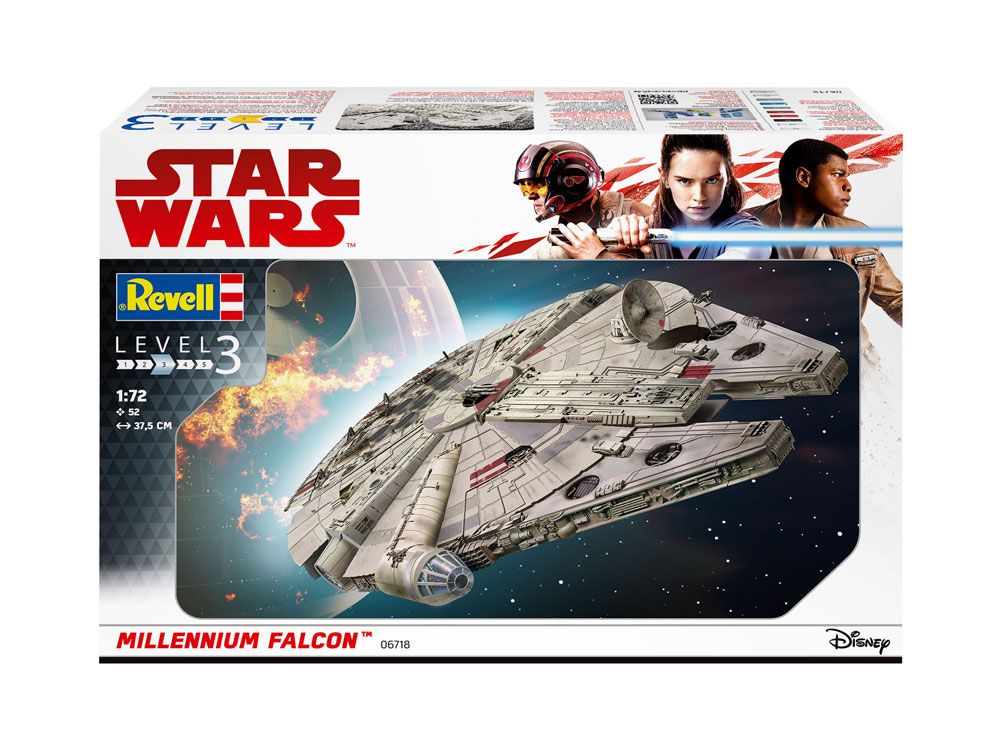 Star Wars Modellbausatz 1/72 Millennium Falcon 38 cm - Versand: 7 Tage nach Bestellung
