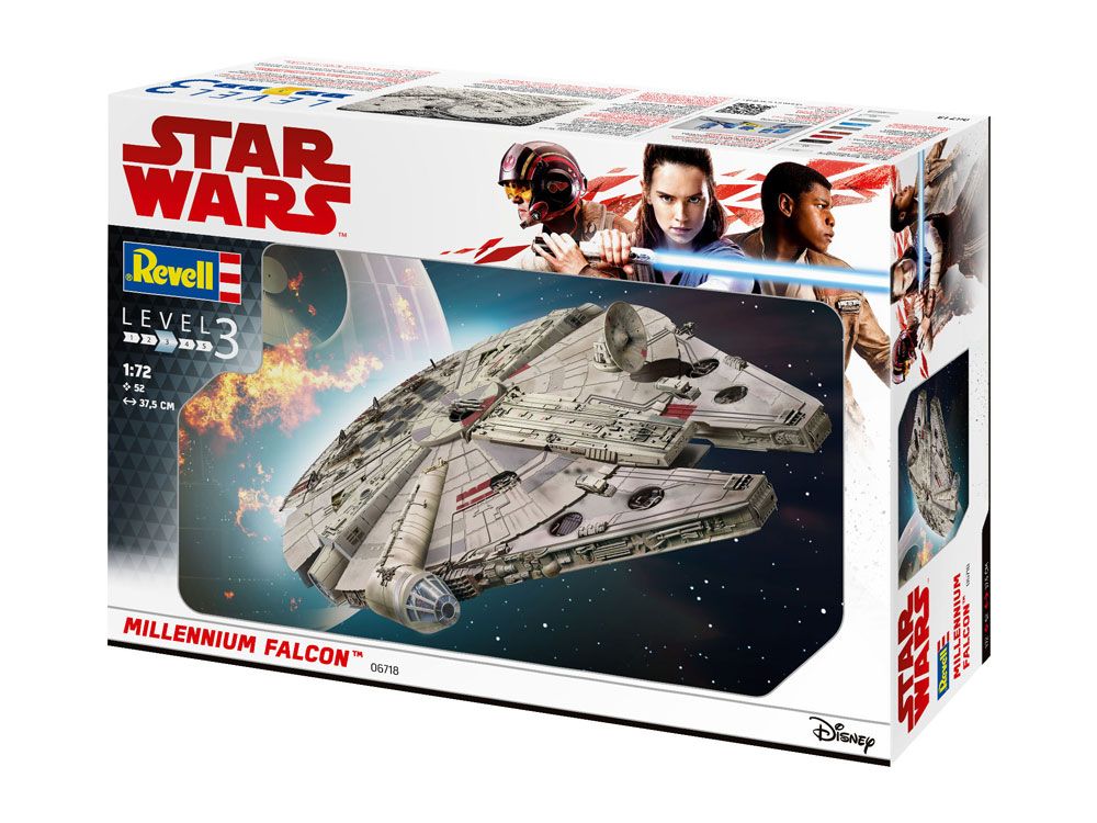 Star Wars Modellbausatz 1/72 Millennium Falcon 38 cm - Versand: 7 Tage nach Bestellung