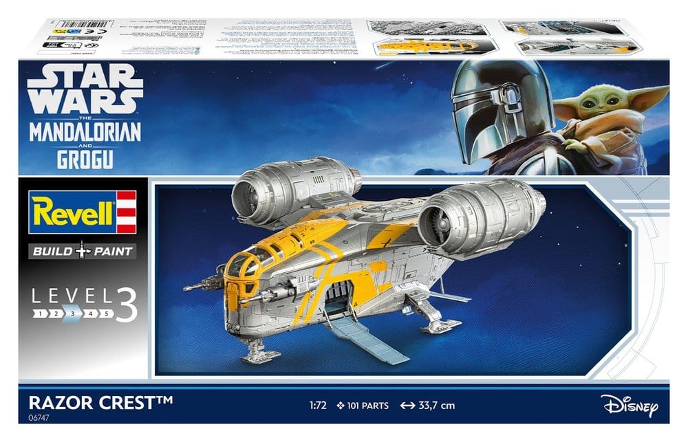 Star Wars The Mandalorian and Grogu Revell Modellbausatz 1/72 Razor Crest 34 cm - Preorder - ETA: 06.09.2026