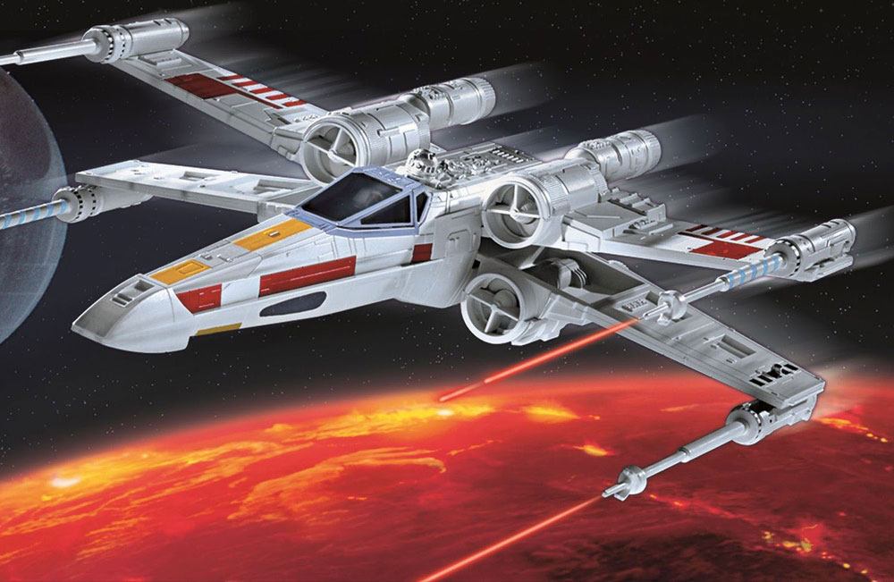 Star Wars Modellbausatz 1/57 X-wing Fighter 22 cm - Preorder - ETA: 01.11.2025