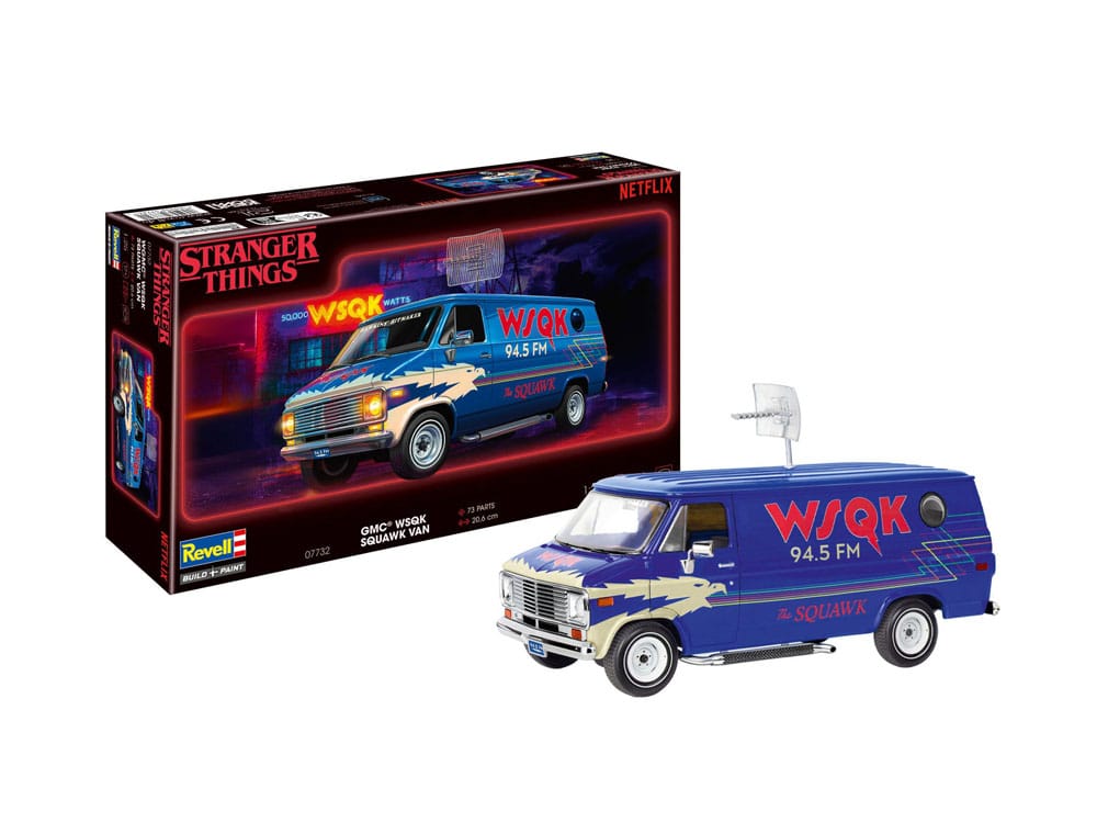 Stranger Things Modellbausatz 1/25 Squawk Van 21 cm - Versand: 7 Tage nach Bestellung