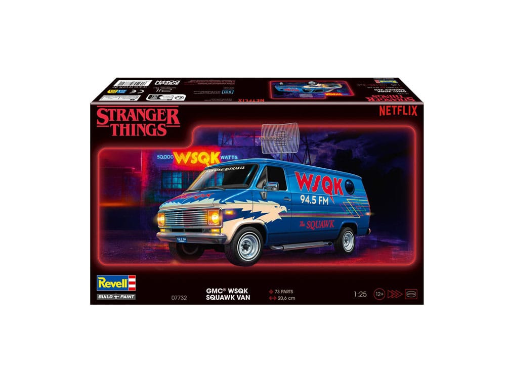 Stranger Things Modellbausatz 1/25 Squawk Van 21 cm - Versand: 7 Tage nach Bestellung