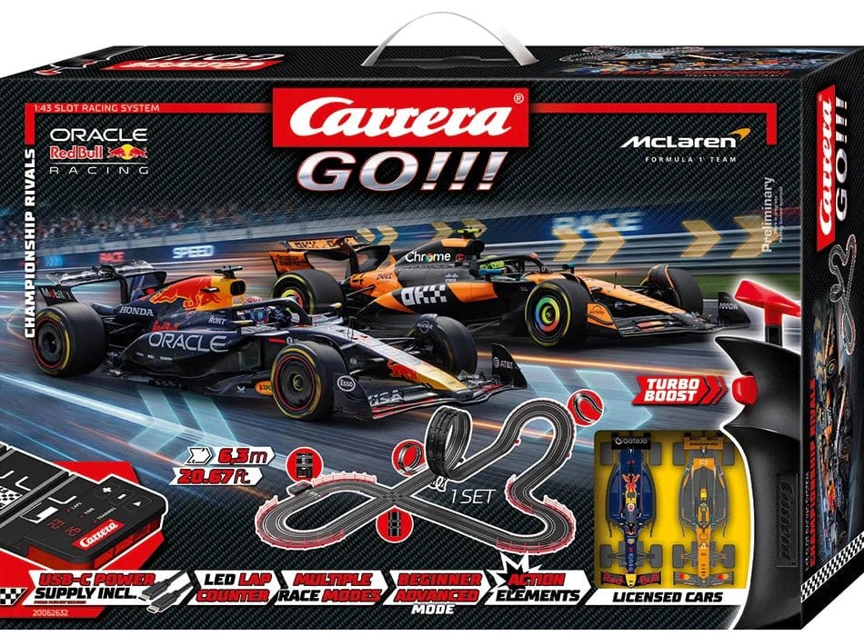 Carrera GO!!! Autorennbahn Set Championship Rivals - Preorder - ETA: 26.10.2026