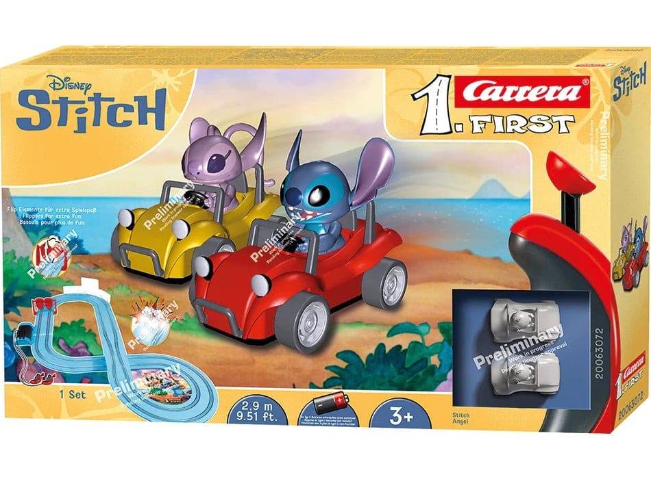 Disney Stitch Carrera First Autorennbahn Set Disney Stitch 2,9 - Preorder - ETA: 26.10.2026