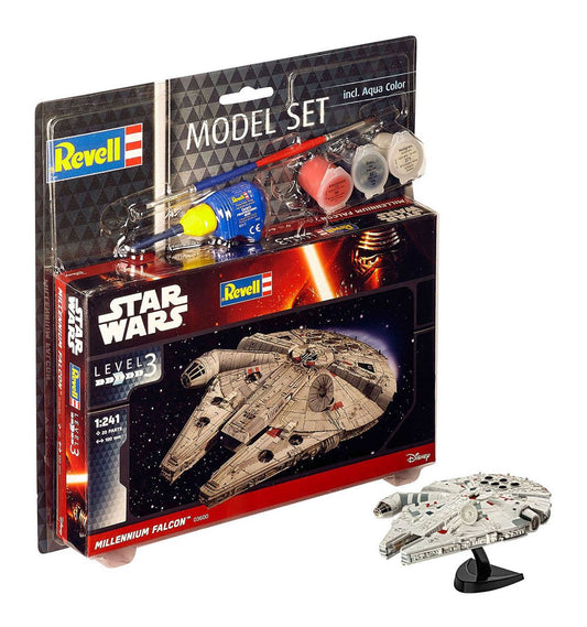 Star Wars Modellbausatz 1/241 Model Set Millennium Falcon 10 cm - Preorder - ETA: 01.11.2025