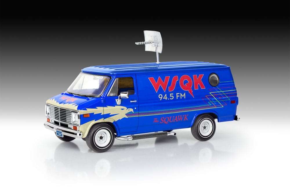 Stranger Things Modellbausatz 1/25 Squawk Van (Aqua Color) 21 cm - Versand: 7 Tage nach Bestellung