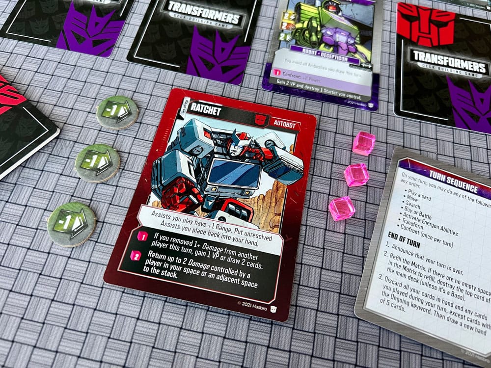 Transformers Kartenspiel Deck-Building  *Englische Version* - Versand: 5-7 Tage nach Bestellung