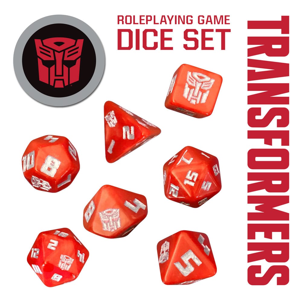 Transformers RPG Würfel Set - Preorder - ETA: 14.11.2025