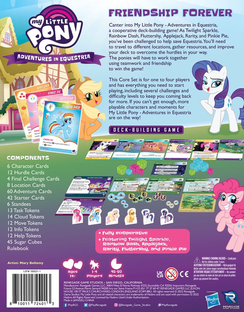 Mein kleines Pony Kartenspiel Deck-Building Adventures in Equestria *Englische Version* - Versand: 7 Tage nach Bestellung