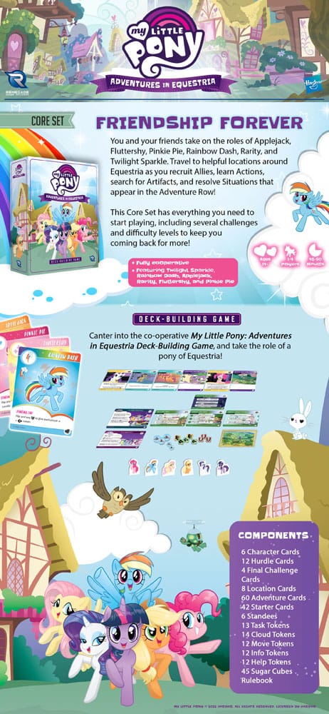 Mein kleines Pony Kartenspiel Deck-Building Adventures in Equestria *Englische Version* - Versand: 7 Tage nach Bestellung
