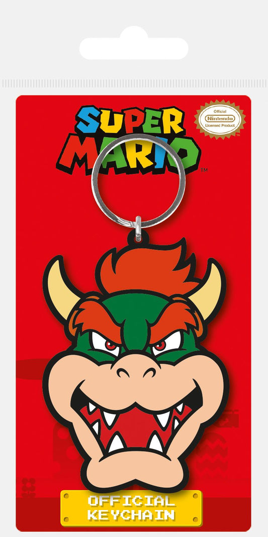 Super Mario Gummi-Schlüsselanhänger Bowser 6 cm  - Preorder - ETA: 14.10.2025