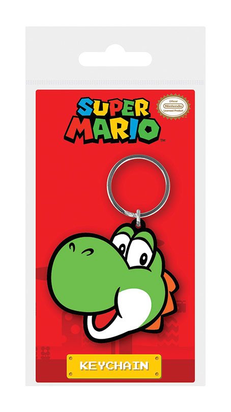 Super Mario Gummi-Schlüsselanhänger Yoshi 6 cm  - Preorder - ETA: 14.10.2025