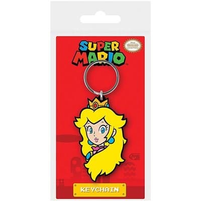 Super Mario PVC Schlüsselanhänger Princess Peach - Versand: 7 Tage nach Bestellung