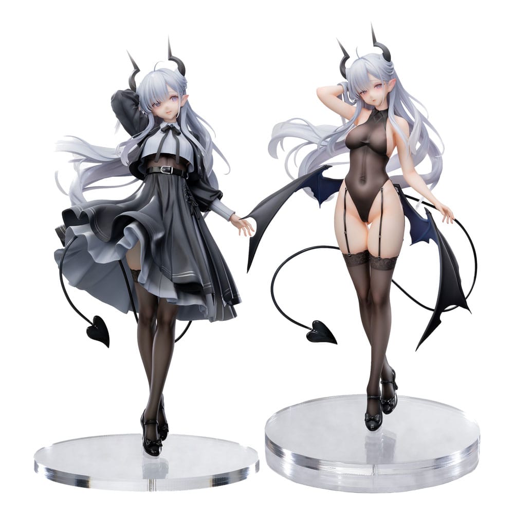 Original Character Fantasias Series Statue 1/6 2er Set Thea-chan Apprentice Succubus Ver. (Regular Outfit & Underwear Edition) 29 cm  - Preorder - ETA: 25.01.2027