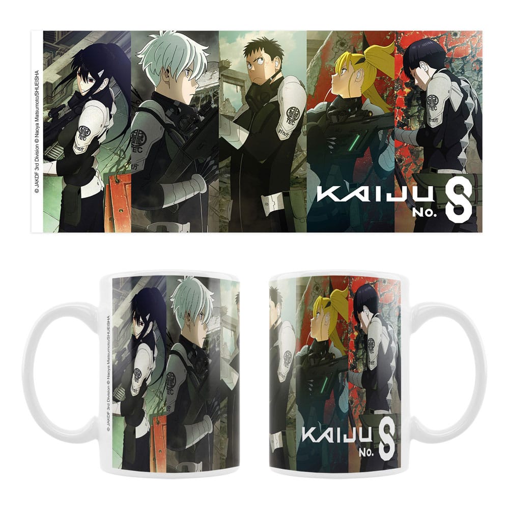 Kaiju No. 8 Keramiktasse Mina, Reno, Kafka, Kikoru, Hoshina - Versand: 7 Tage nach Bestellung
