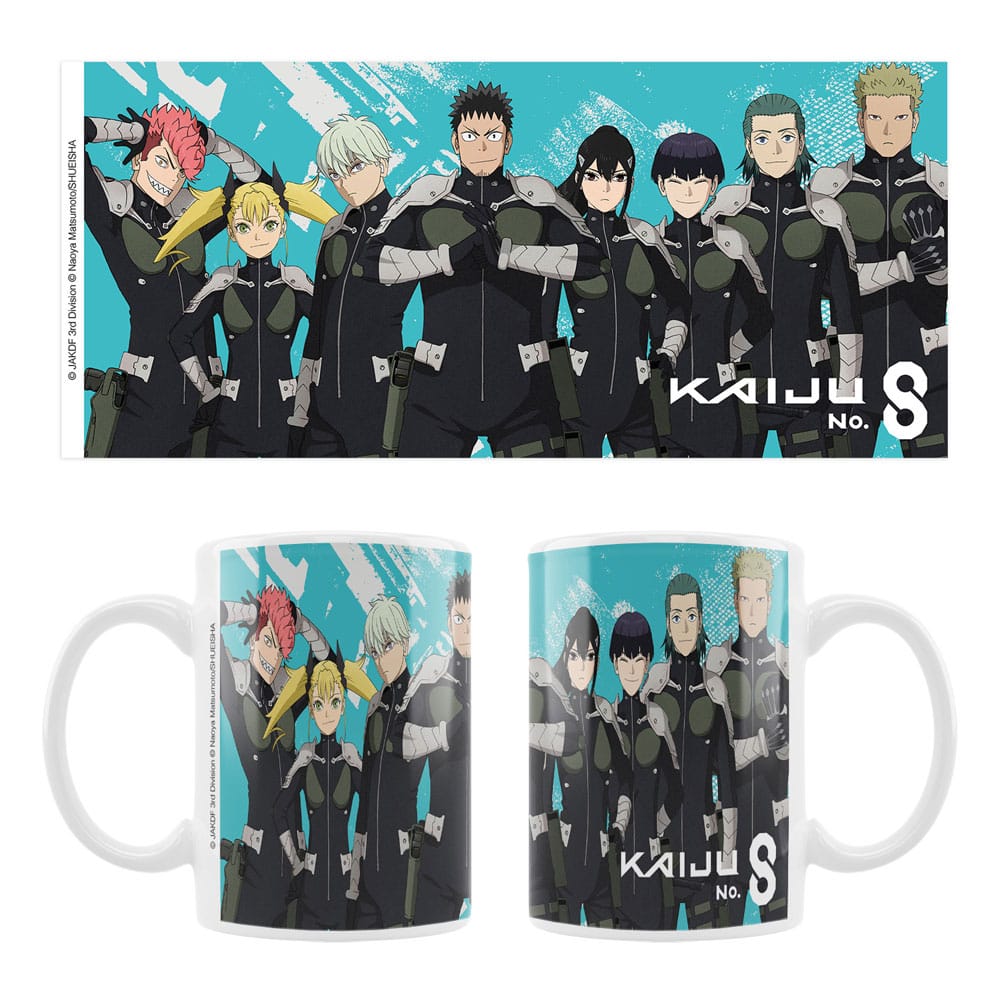Kaiju No. 8 Keramiktasse Japanese Anti-Kaiju Defense Force - Versand: 7 Tage nach Bestellung