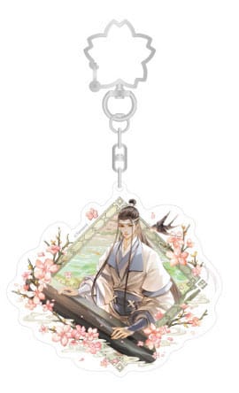 Grandmaster of Demonic Cultivation Spring Season Series Acryl Schlüsselanhänger Lan Wangji 7 cm - Preorder - ETA: 13.01.2027