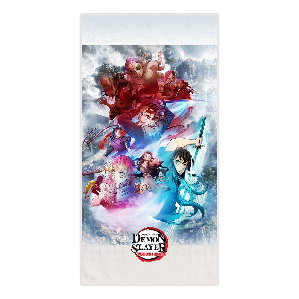 Demon Slayer: Kimetsu no Yaiba Handtuch Swordsmith Village Arc 150 x 75 cm      - Versand: 7 Tage nach Bestellung