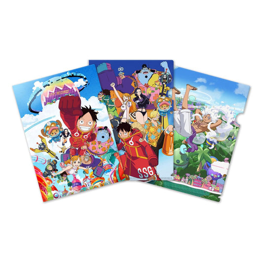 One Piece Klarsichthüllen 3er-Set Egghead Saga  - Versand: 5-7 Tage nach Bestellung