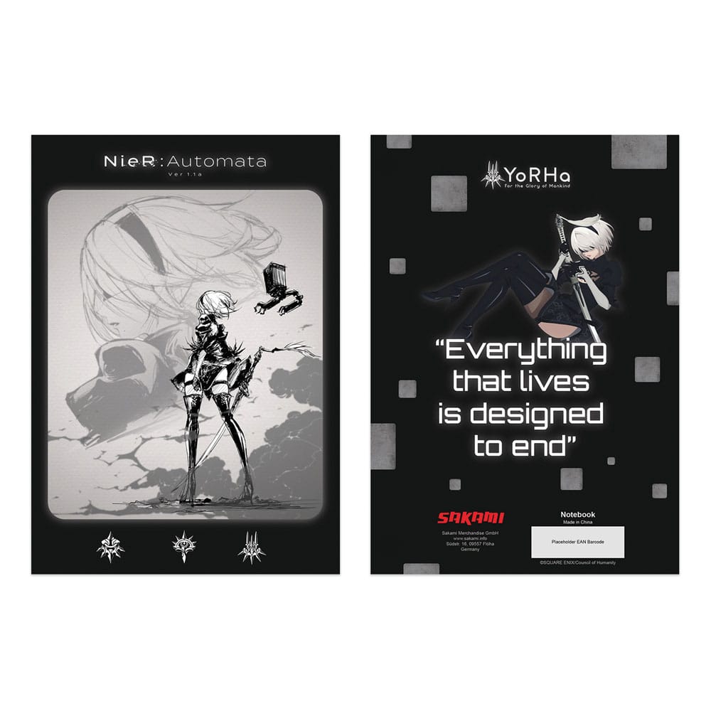 NieR: Automata Ver1.1a Notizbuch    - Versand: 7 Tage nach Bestellung