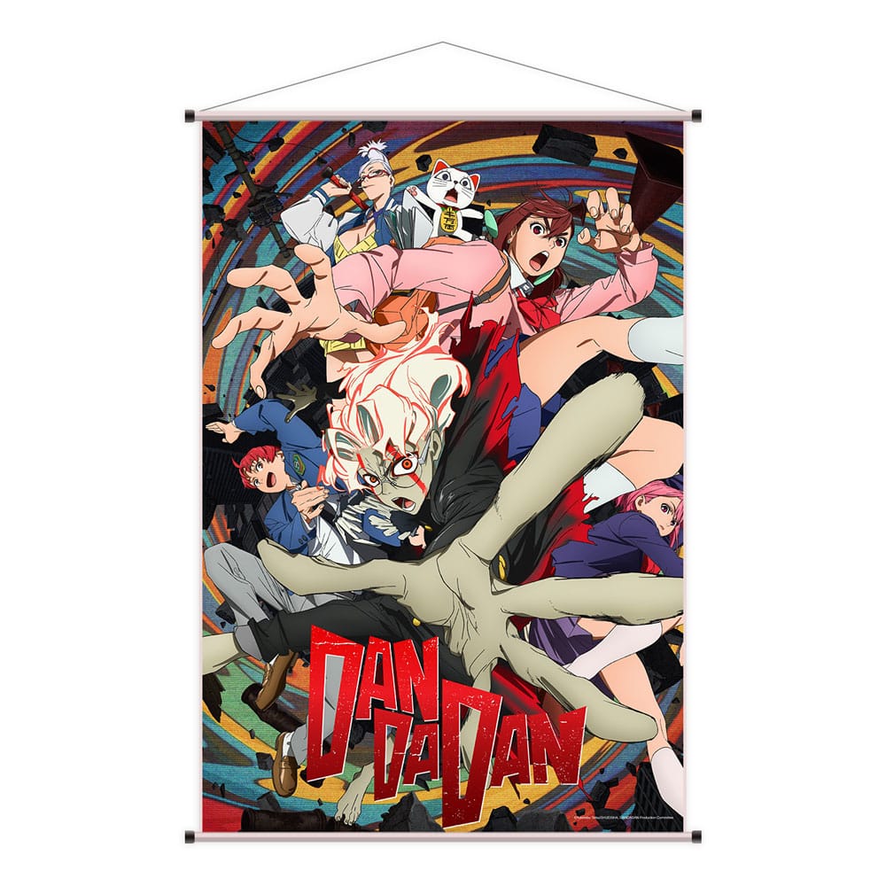 Dandadan Wandrolle Okarun & Friends 60 x 90 cm      - Versand: 7 Tage nach Bestellung