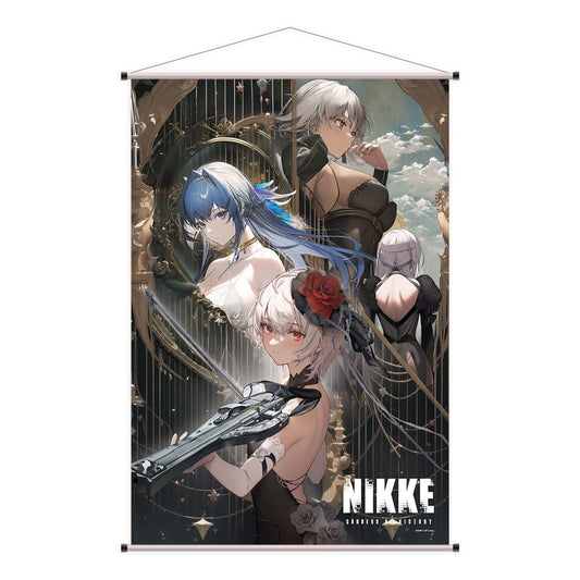 Goddess of Victory: Nikke Wandrolle Sugar, Helm, Julia & Modernia 60 x 90 cm       - Versand: 7 Tage nach Bestellung