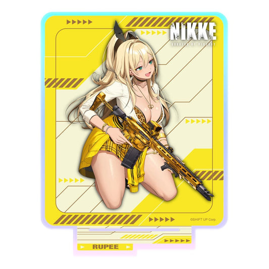 Goddess of Victory: Nikke Crouching Series Acryl Stand Rupee Holographic 14 cm           - Versand: 5-7 Tage nach Bestellung