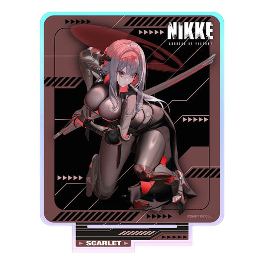 Goddess of Victory: Nikke Crouching Series Acryl Stand Scarlet Holographic 14 cm           - Versand: 5-7 Tage nach Bestellung