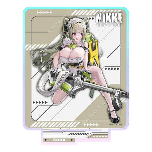 Goddess of Victory: Nikke Crouching Series Acryl Stand Soda Holographic 14 cm           - Versand: 5-7 Tage nach Bestellung