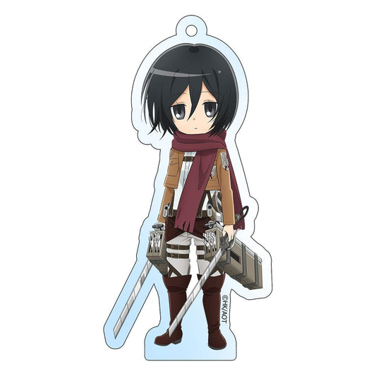 Attack on Titan Acryl Schlüsselanhänger Mikasa Holographic 8 cm      - Versand: 7 Tage nach Bestellung