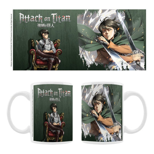 Attack on Titan Keramiktasse Levi      - Versand: 5-7 Tage nach Bestellung