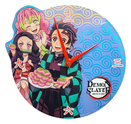 Demon Slayer: Kimetsu no Yaiba Wanduhr Holographic  - Versand: 7 Tage nach Bestellung