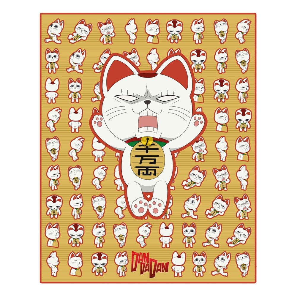 Dandadan Decke Turbo Granny (Maneki-neko) 120 x 153 cm   - Versand: 7 Tage nach Bestellung