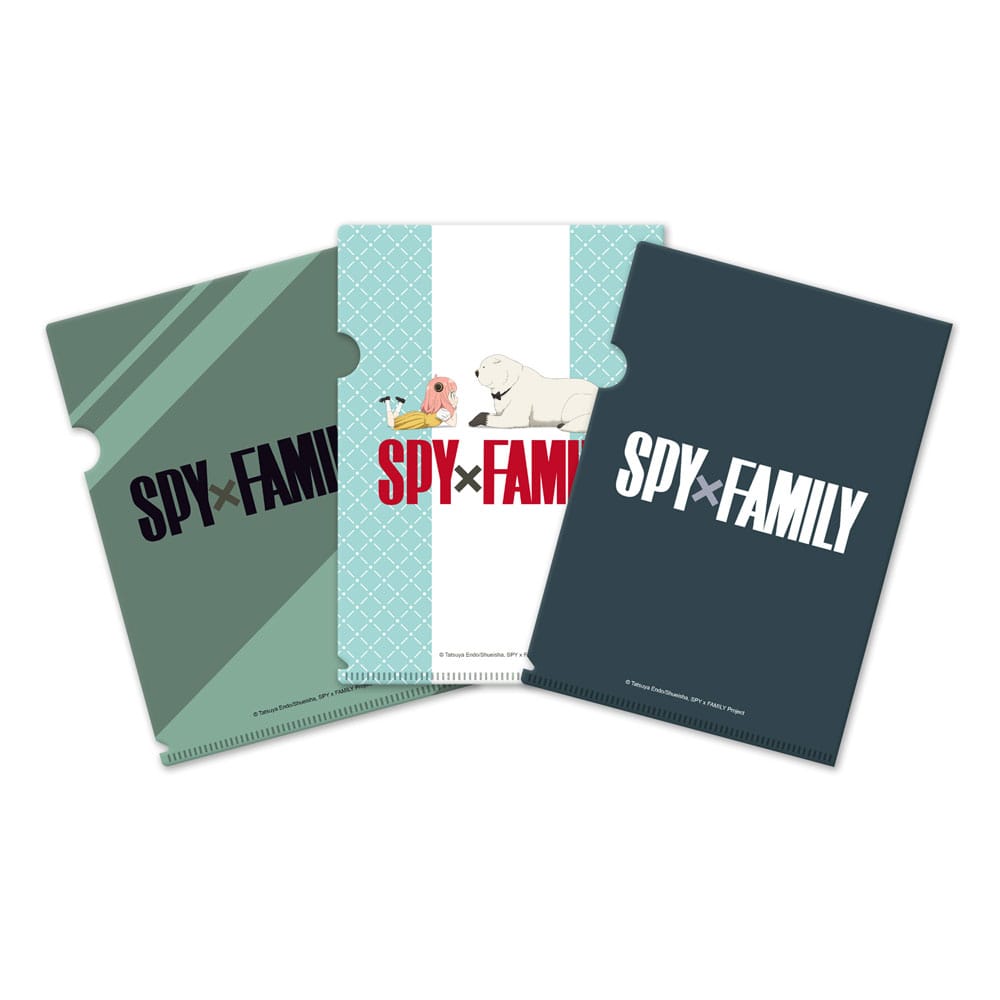 Spy x Family Klarsichthüllen 3er-Set Season 3  - Versand: 7 Tage nach Bestellung