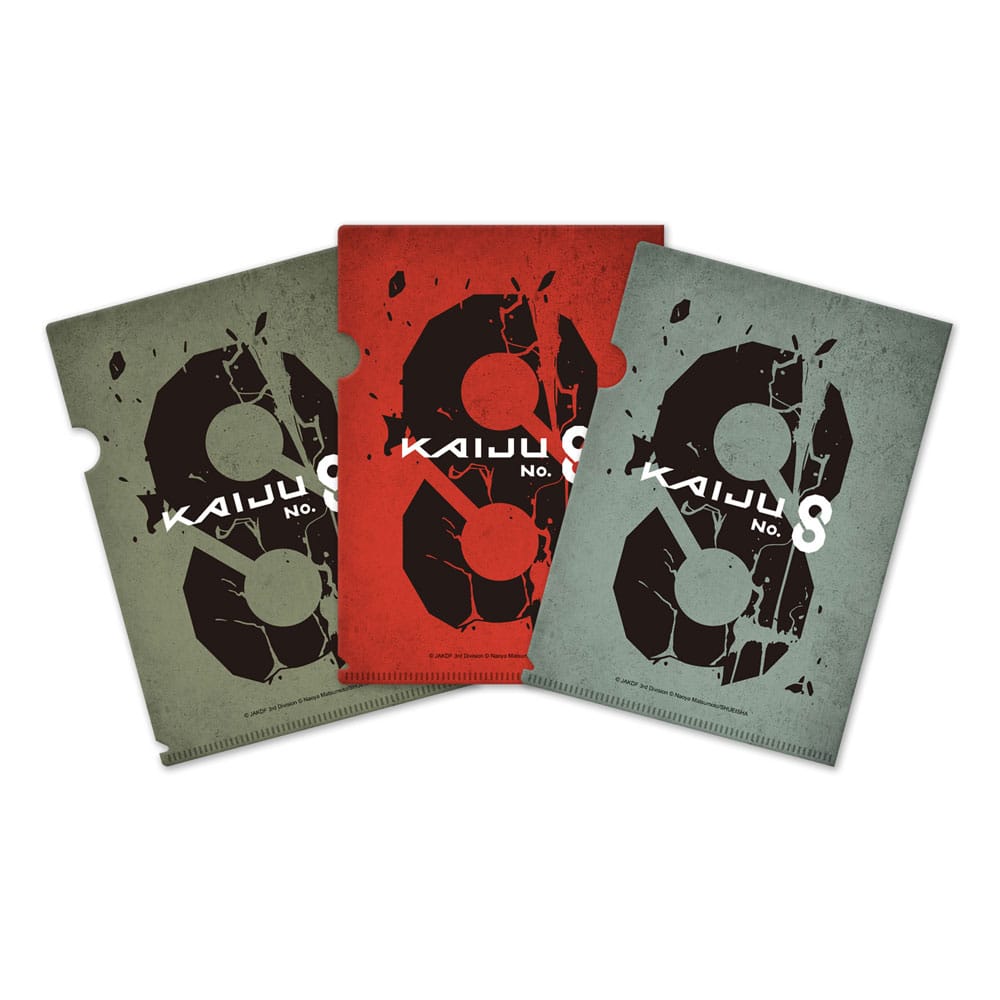 Kaiju No. 8 Klarsichthüllen 3er-Set Season 2  - Versand: 7 Tage nach Bestellung