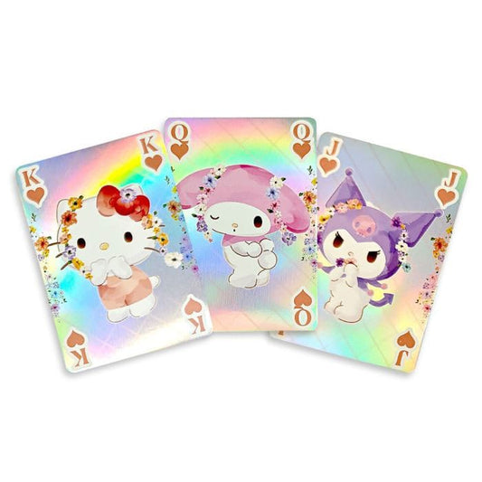 Sanrio Spielkarten Hello Kitty & Friends Holographic     - Versand: 7 Tage nach Bestellung