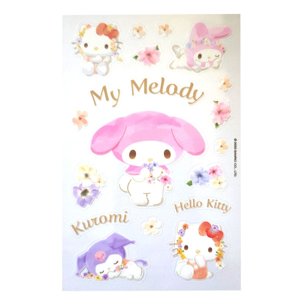 Sanrio Sticker Pack Hello Kitty & Friends Pastel Vivid  - Versand: 7 Tage nach Bestellung