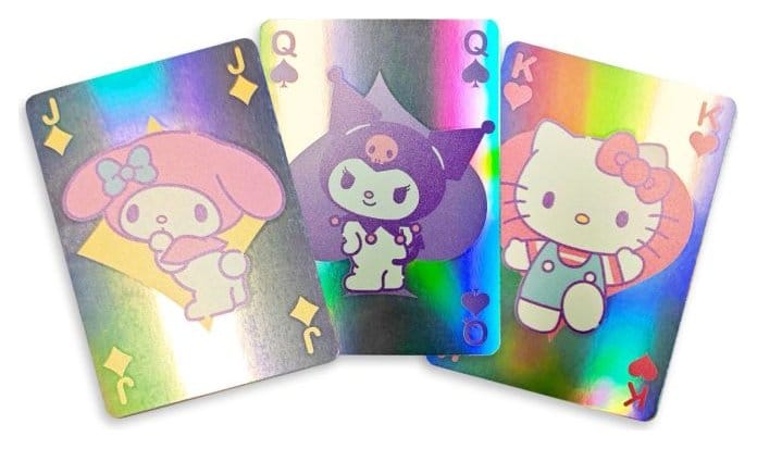 Sanrio Spielkarten Hello Kitty & Friends Cupcake French-suited Deck Holographic     - Versand: 7 Tage nach Bestellung