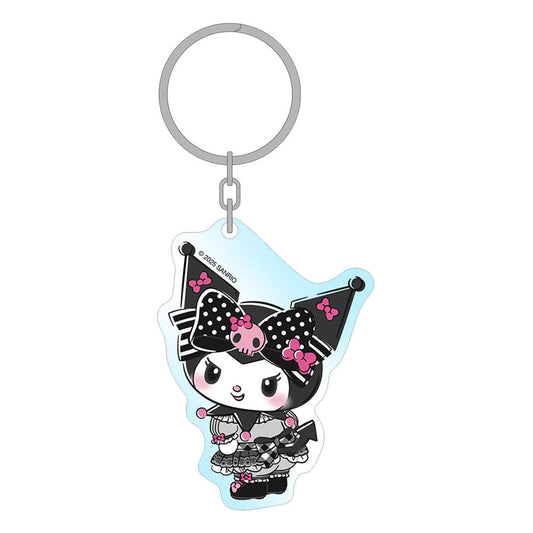 Sanrio Pink Black Party Series Acryl Schlüsselanhänger Kuromi 7 cm      - Preorder - ETA: 17.10.2026