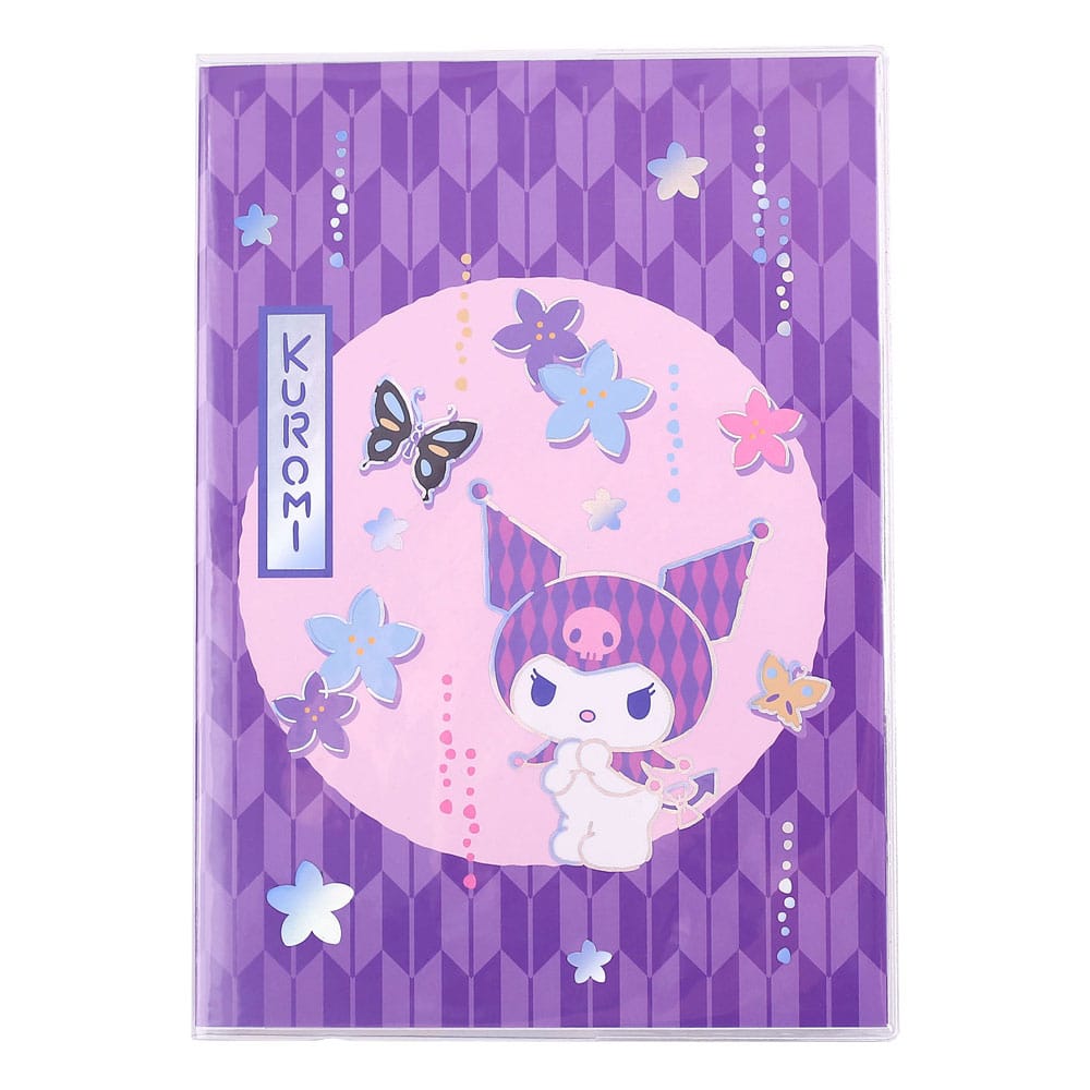Sanrio Notizbuch Kuromi Japanese Holographic Checkered - Versand: 7 Tage nach Bestellung