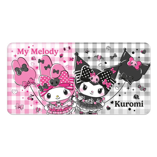 Sanrio Pink Black Party Series XXL Mousepad My Melody & Kuromi - Versand: 7 Tage nach Bestellung