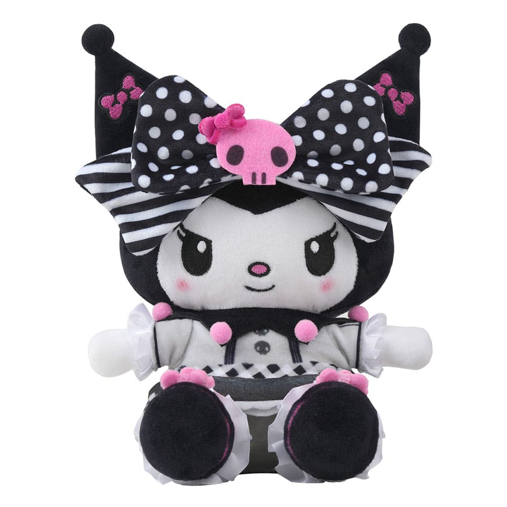 Sanrio Pink Black Party Series Plüschfigur Kuromi L 22 cm     - Versand: 7 Tage nach Bestellung