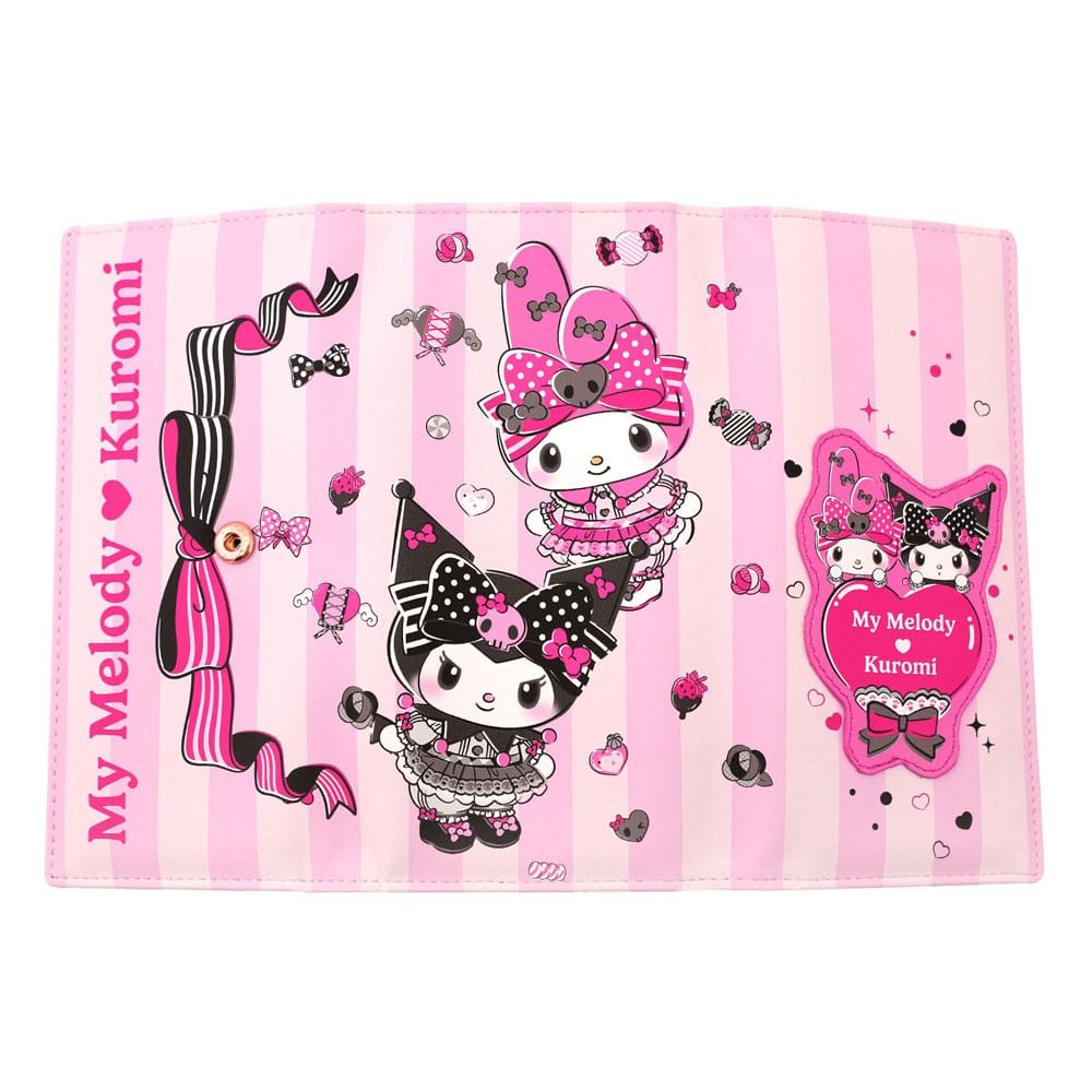 Sanrio Pink Black Party Series Geldbörse Kuromi & My Melody  - Versand: 7 Tage nach Bestellung