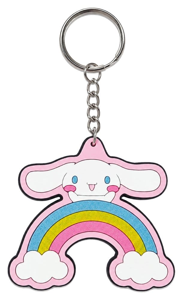 Sanrio Gummi-Schlüsselanhänger Cinnamoroll 6 cm - Preorder - ETA: 25.01.2027