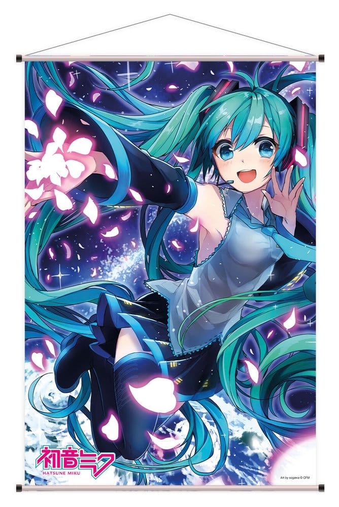Hatsune Miku Wandrolle 07 Flower 60 x 90 cm - Preorder - ETA: 28.12.2026