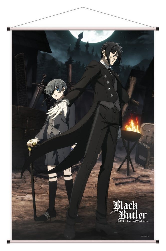 Black Butler: Emerald Witch Arc Wandrolle Sebastian & Ciel 60 x 90 cm - Preorder - ETA: 25.02.2027