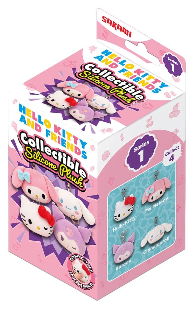 Sanrio Silikon Plüschfiguren Blind Box Display (8) - Preorder - ETA: 25.01.2027